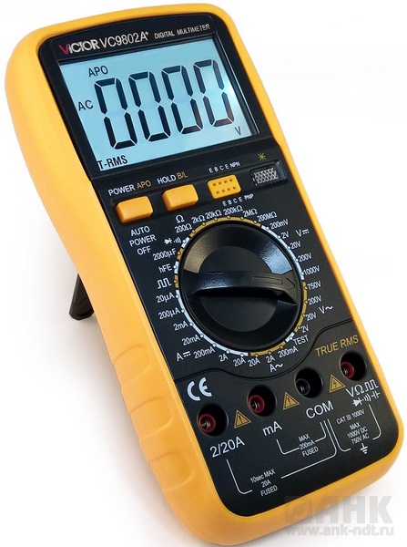 Мультиметр Victor VC9804A+