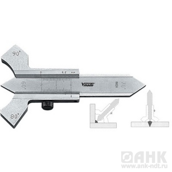 Нониусный измеритель высоты сварных швов Vogel