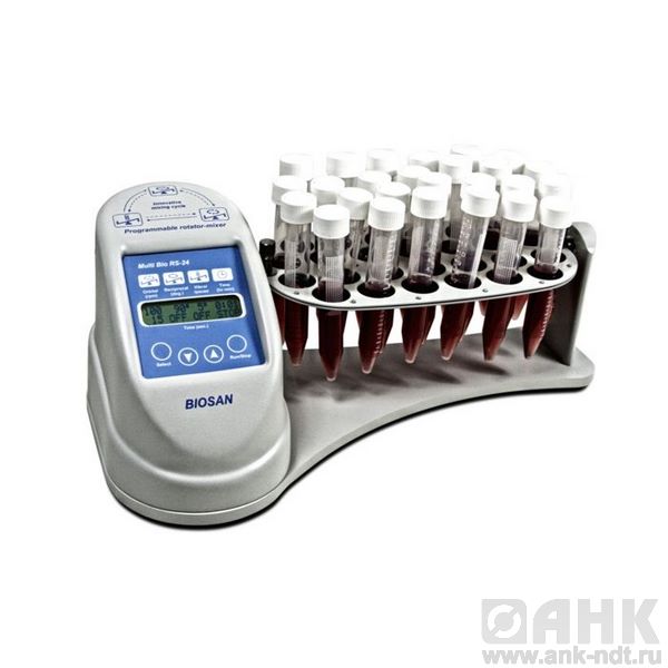 Лабораторный ротатор для пробирок Multi Bio RS-24 программируемый (1-100 об/мин)