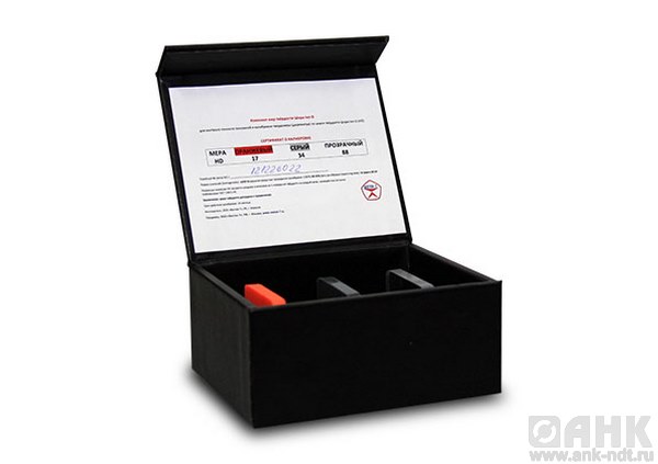 Комплект мер твёрдости Шора тип D (3 шт. HD)