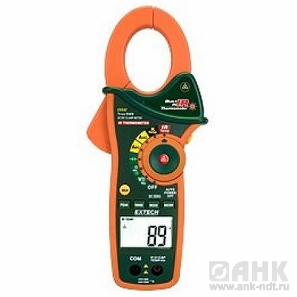 Токоизмерительные TRUE RMS клещи переменного/ постоянного тока на 1000А/ DMM + ИК термометр Extech EX840