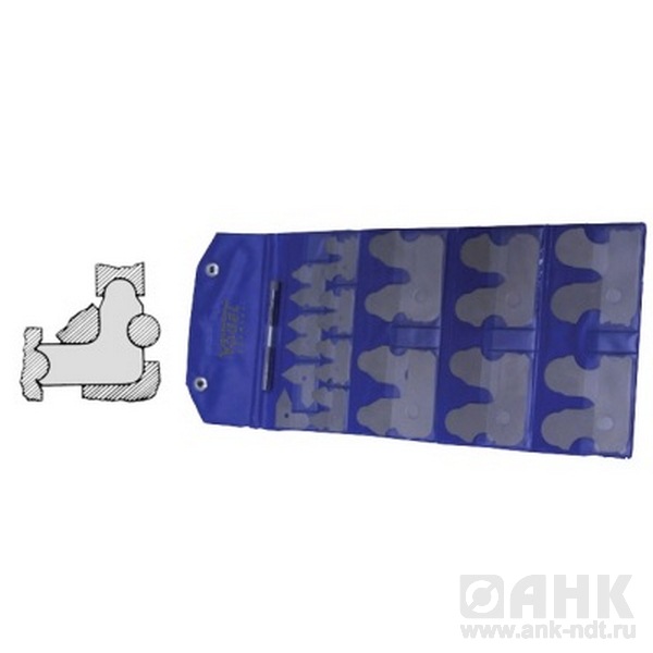 Радиусные шаблоны Vogel в наборе с 5 радиусами