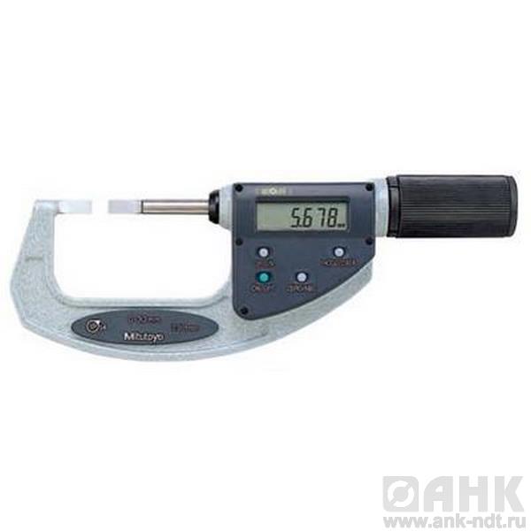 Микрометр ABSOLUTE Digimatic QuickMike 422-411 с ножевидными измерительными поверхностями