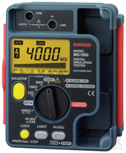 Мегаомметр Sanwa MG1000