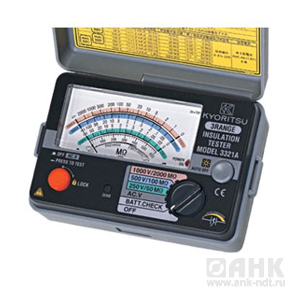 KEW 3321A — мегаомметр аналоговый