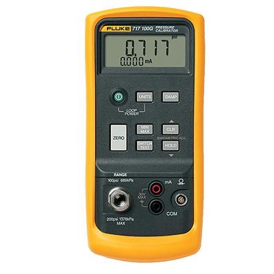 Поверка калибратора давления Fluke 717 1000G