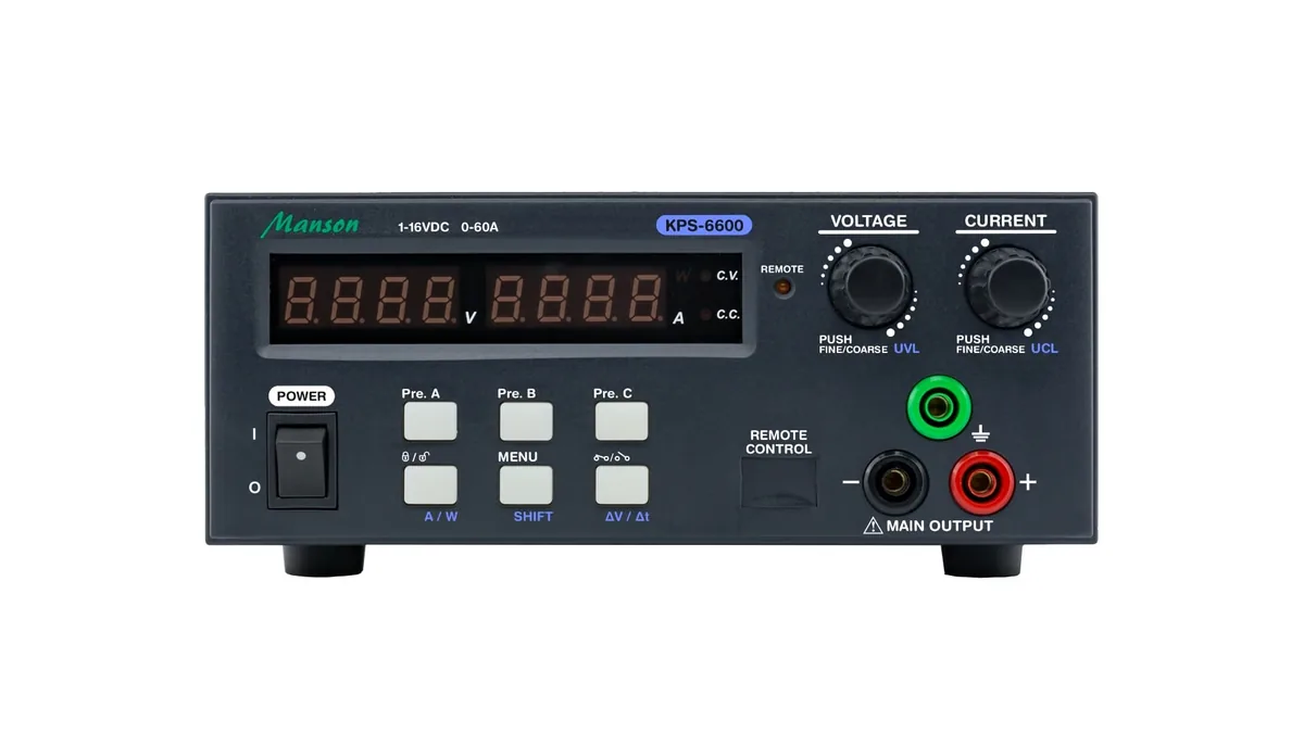 Источник питания постоянного тока Manson KPS-6600