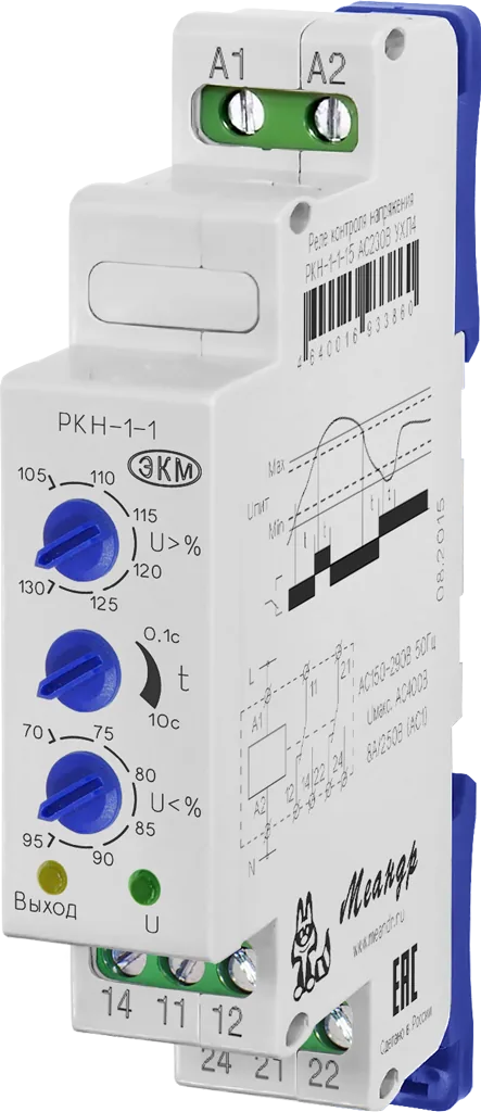 Реле МЕАНДР РКН-1-1-15 AC100В УХЛ4