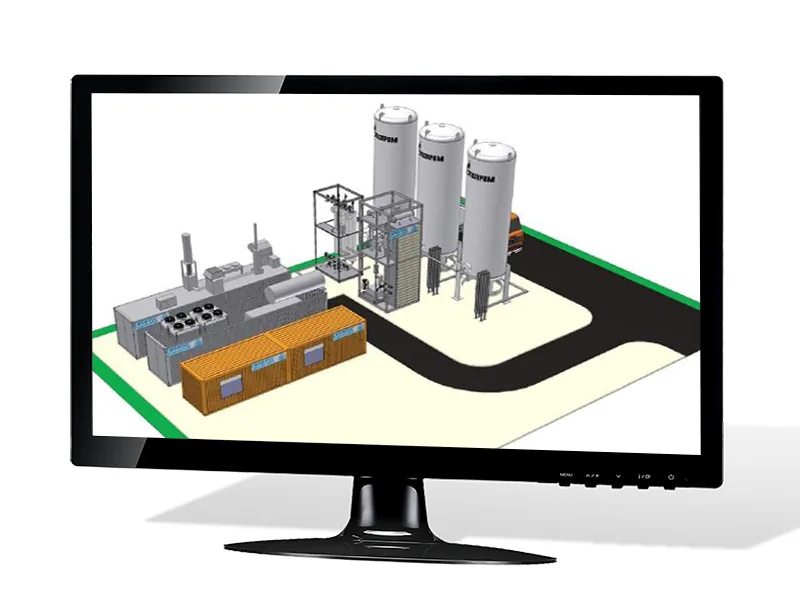 Виртуальный тренажер Зарница технологии сжижения газа
